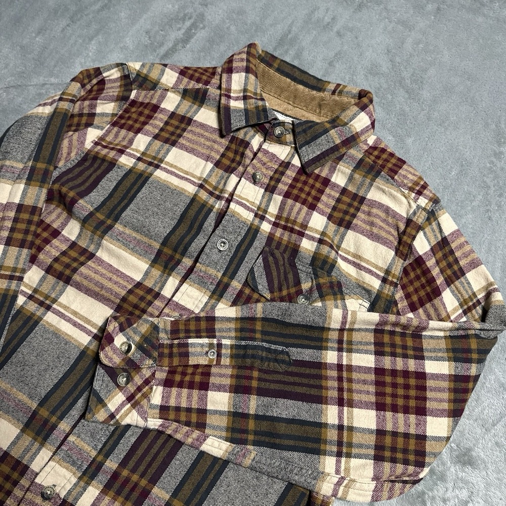 Legendary Whitetails Shirt Mens Small Muticolor Plaid‎ Flannel Western Casual